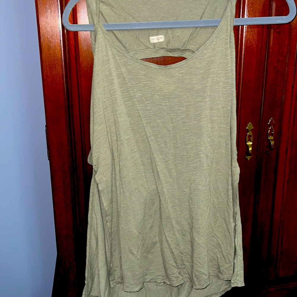 army green beach coverup